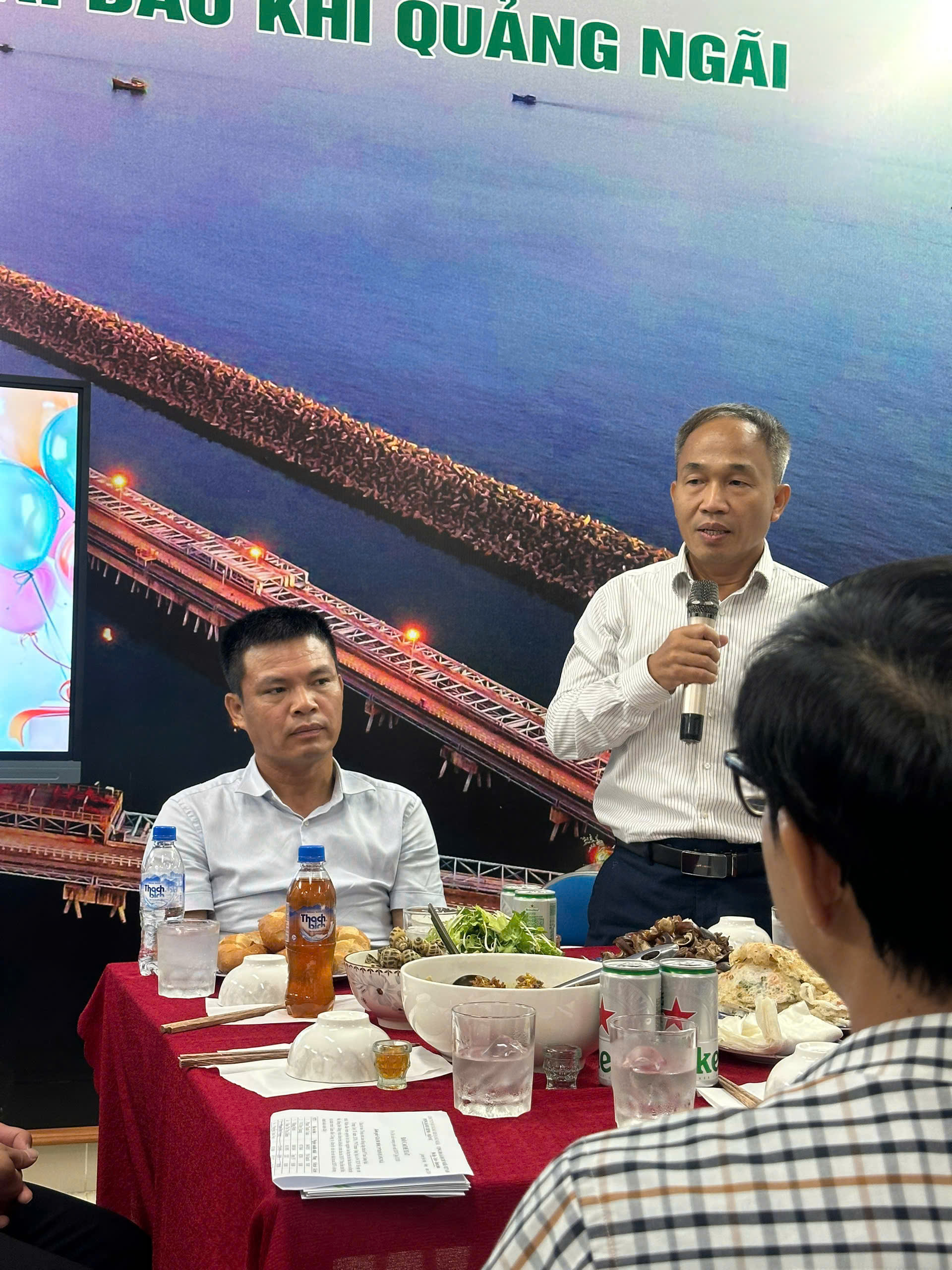 Lãnh đạo Công ty phát biểu tại chương trình