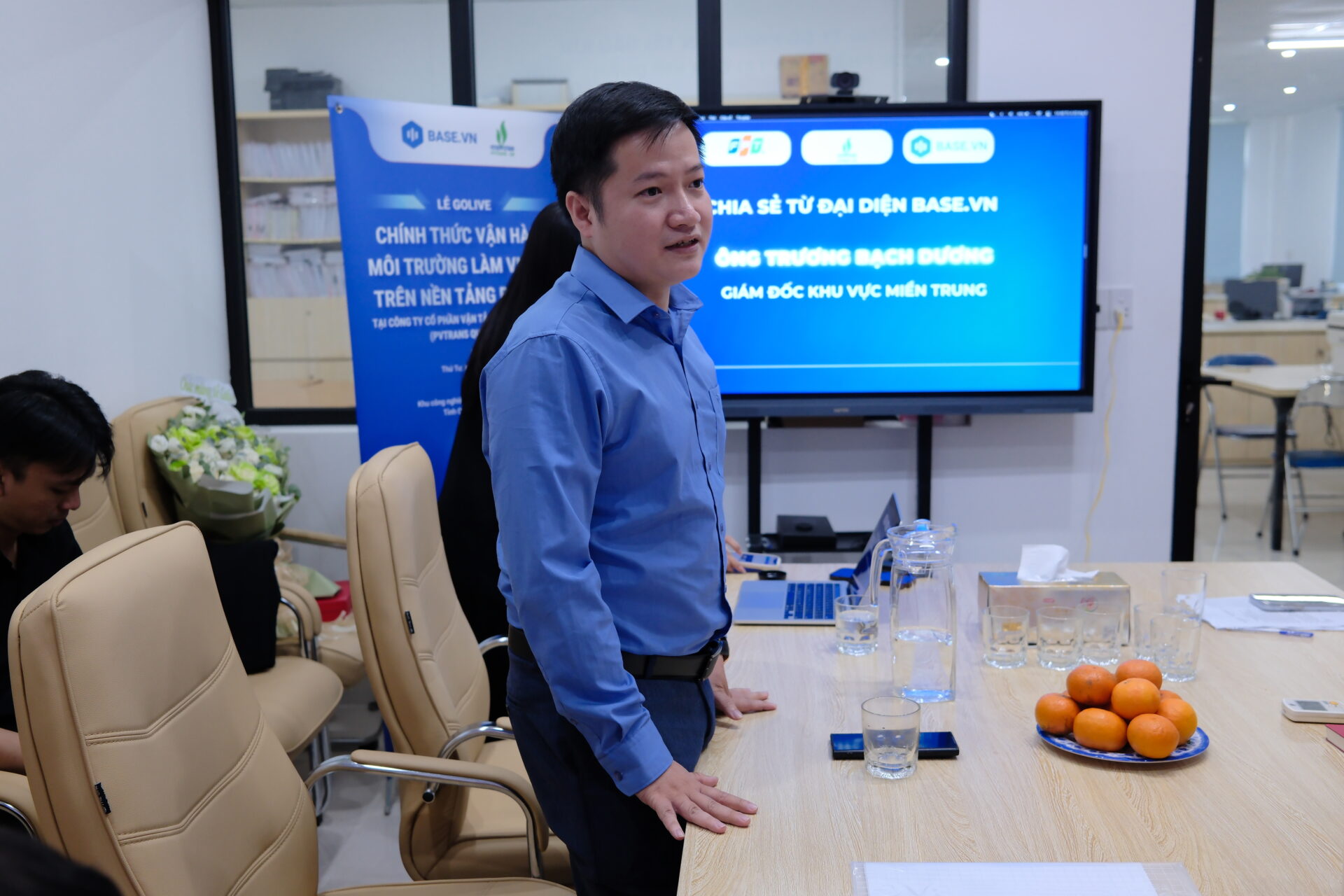 PVTrans Quảng Ngãi chính thức Go-live hệ thống quản trị doanh nghiệp Base.vn – Dấu mốc quan trọng trong hành trình chuyển đổi số.