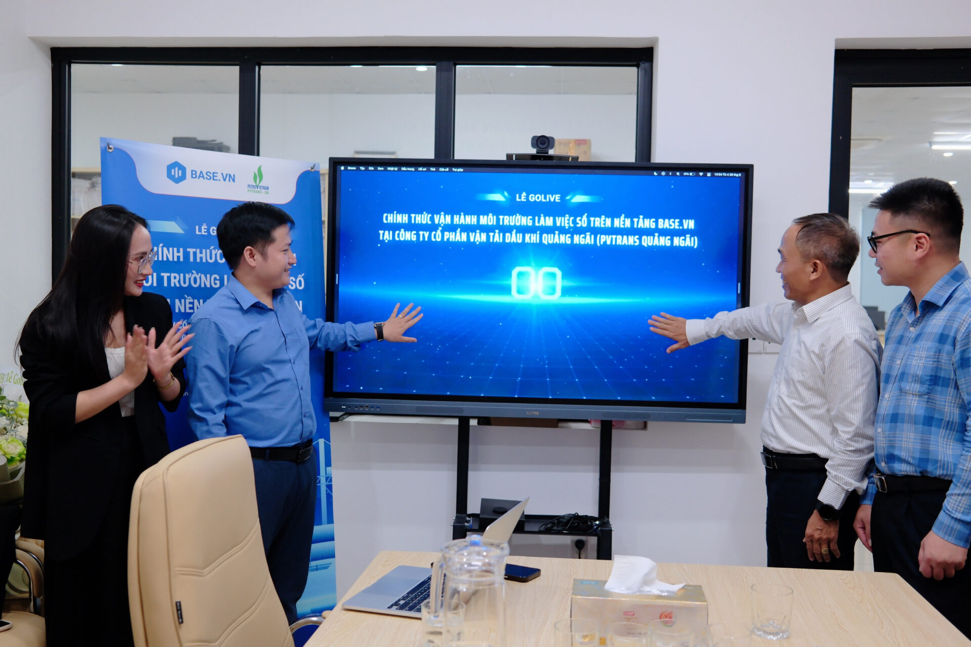 PVTrans Quảng Ngãi chính thức Go-live hệ thống quản trị doanh nghiệp Base.vn – Dấu mốc quan trọng trong hành trình chuyển đổi số.
