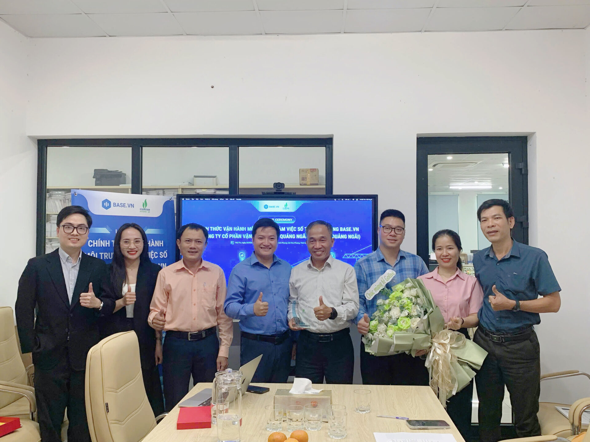 PVTrans Quảng Ngãi chính thức Go-live hệ thống quản trị doanh nghiệp Base.vn – Dấu mốc quan trọng trong hành trình chuyển đổi số.