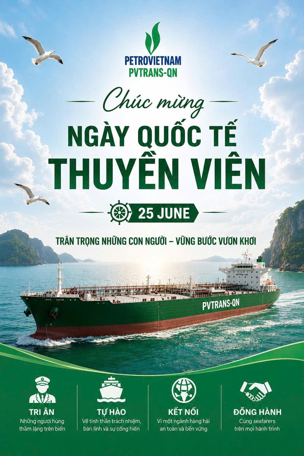 PVTrans Quảng Ngãi - Chào mừng Ngày Thuyền viên năm 25/06