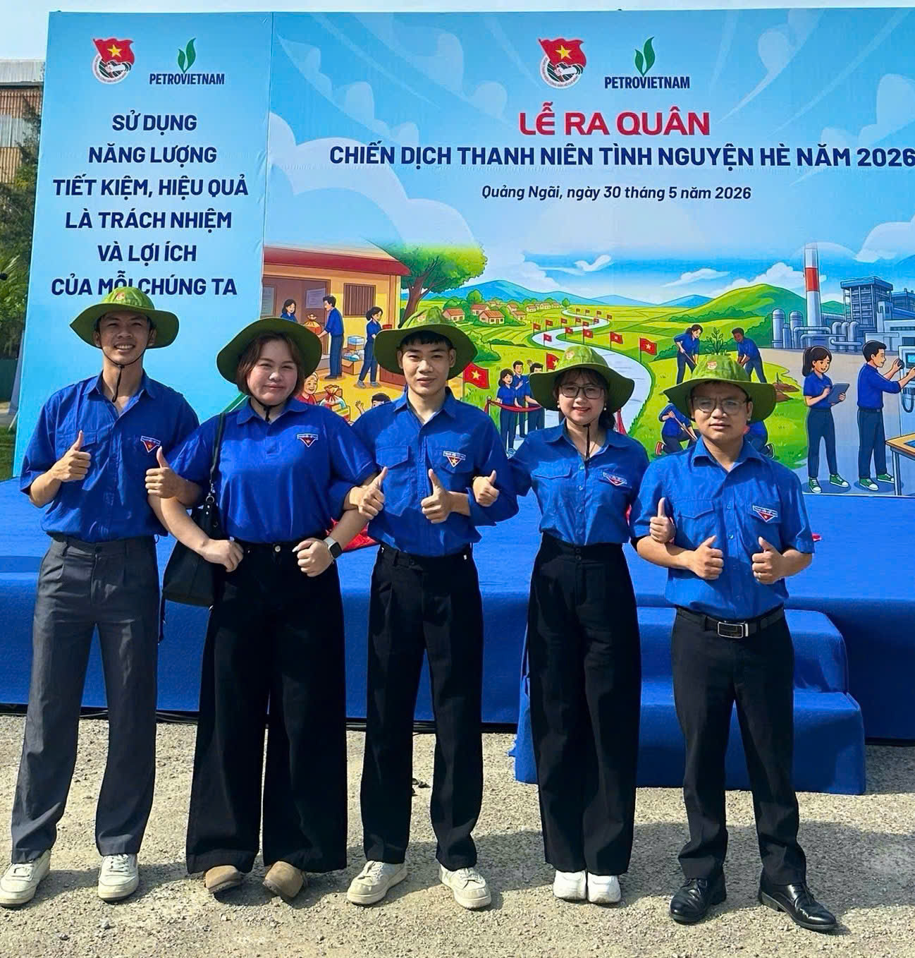 PVTrans Quảng Ngãi tham gia lễ ra quân Chiến dịch Thanh niên Tình nguyện hè năm 2026