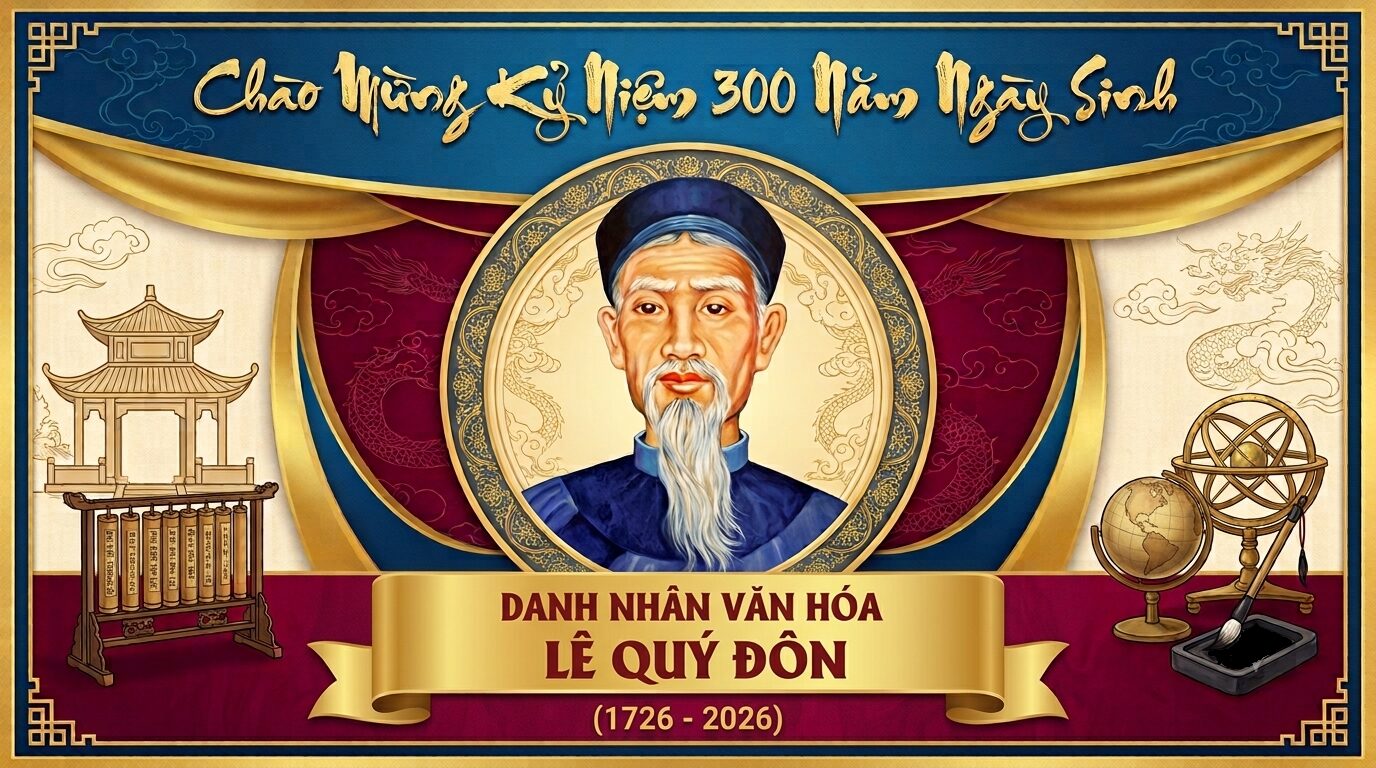 Đề cương tuyên truyền kỷ niệm 300 năm ngày sinh danh nhân văn hóa Lê Quý Đôn (1726 – 2026)