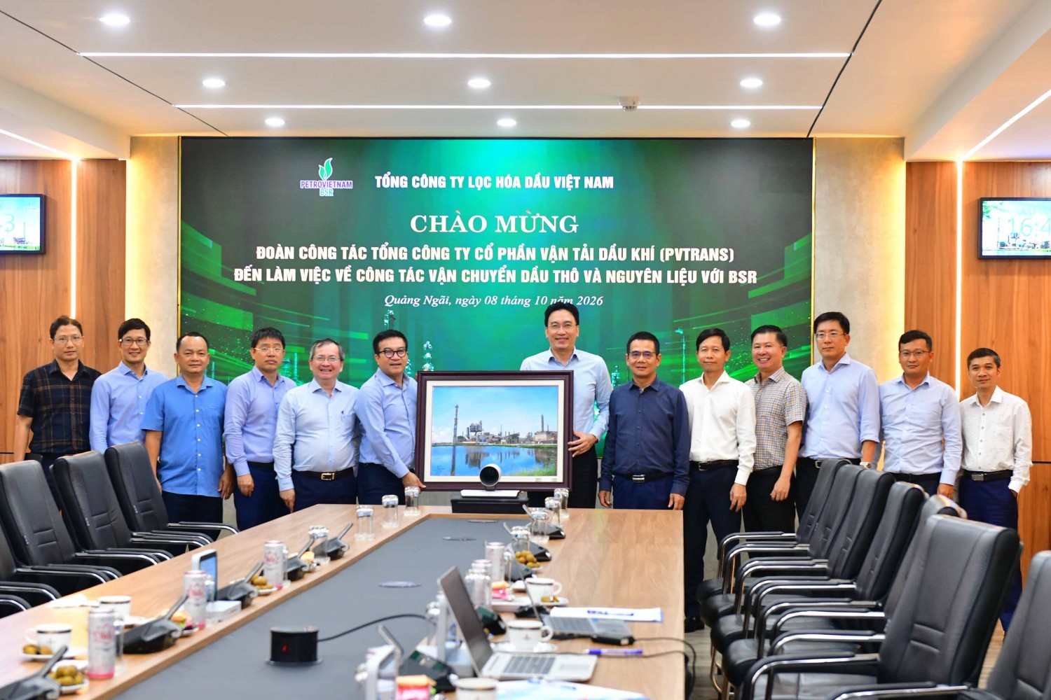 BSR và PVTrans tăng cường hợp tác trong vận chuyển dầu thô và nguyên liệu