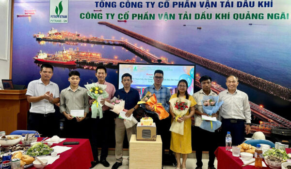 PVTrans Quảng Ngãi ấm áp chương trình chúc mừng sinh nhật Cán bộ công nhân viên Quý II/2026