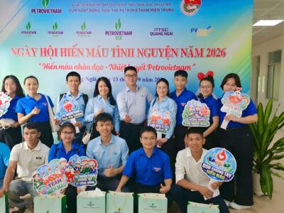 PVTrans Quảng Ngãi hưởng ứng Chương trình Hiến máu nhân đạo Nhiệt huyết Petrovietnam