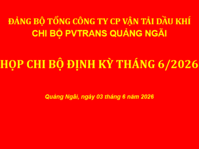 Chi bộ Công ty tổ chức Sinh hoạt định kỳ tháng 06/2026
